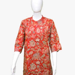 Browniesred Kalamkari Design Kurti