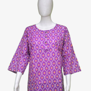 Yellow Dot White Vertical Square Design