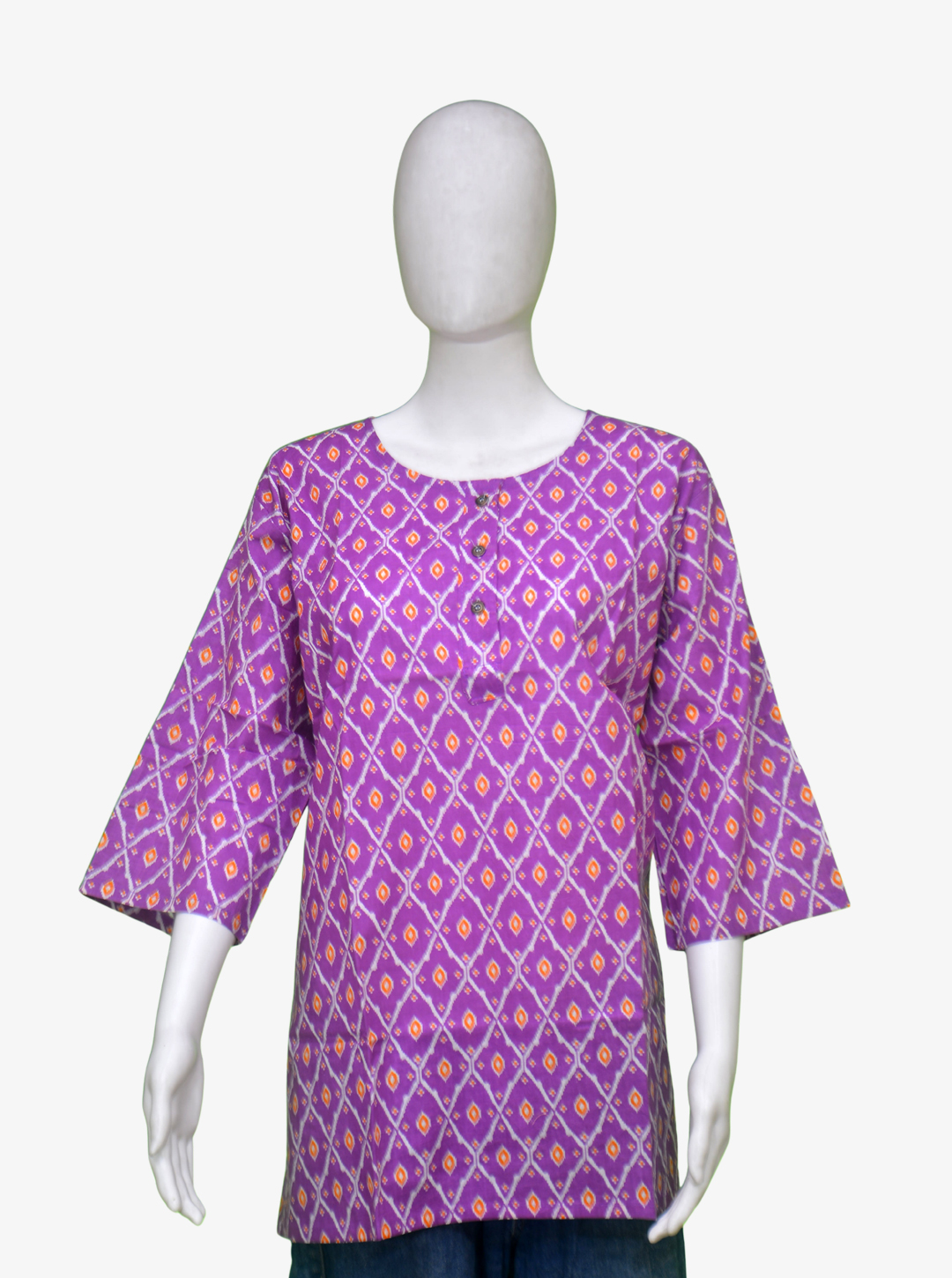 Yellow Dot White Vertical Square Design